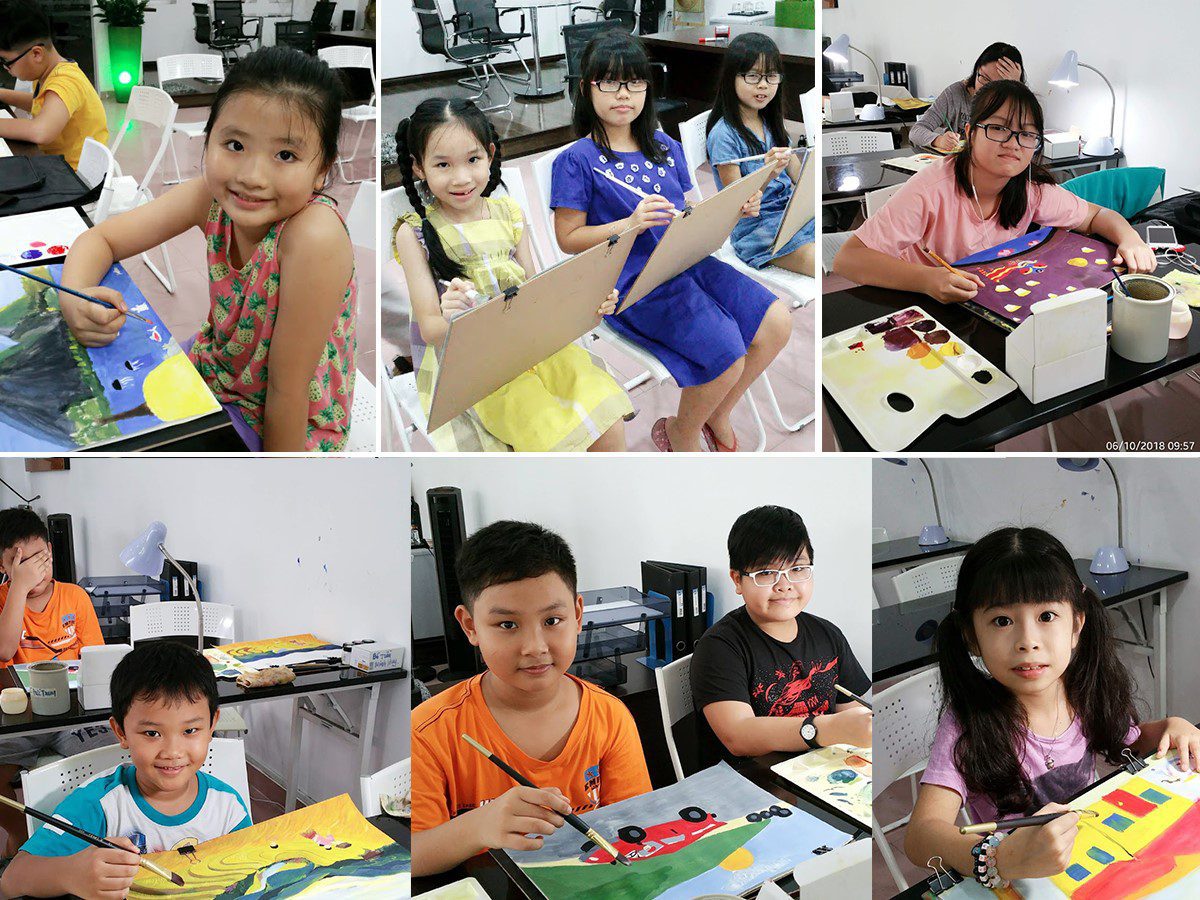 Trung tâm dạy học vẽ cho thiếu nhi trẻ em ở Tp HCM
